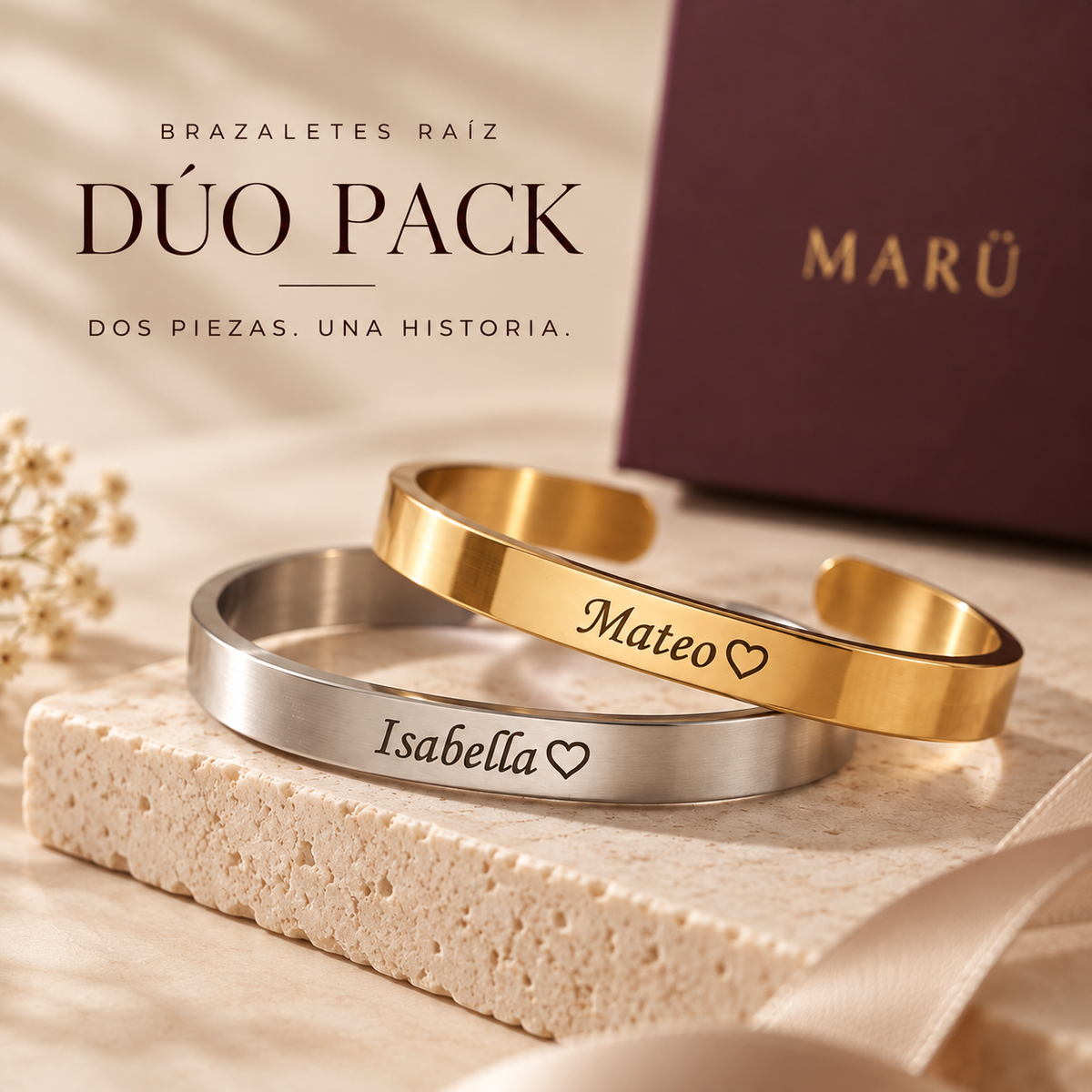 DÚO PACK BRAZALETE RAIZ